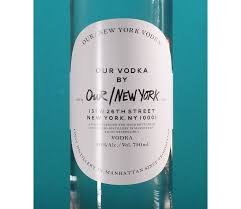 OUR NEW YORK VODKA 750 Manchester Wine And Liquors